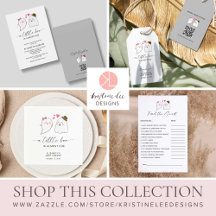 A Little Boo Halloween Ghost Baby Shower Minimal