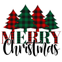 Red And Green Buffalo Plaid Christmas Tree