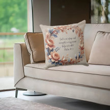 Faith Base Customizable Throw Pillows