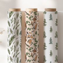Nature Inspired Holiday Wrapping Paper