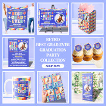 Retro Best Grad Ever Graduation Party Collection