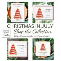 Watermelon Christmas In July Collection.