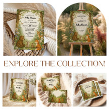 Enchanted Woodland Forest Animals Baby Shower