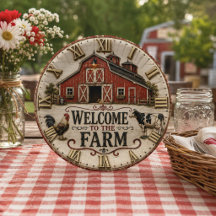  Rustic Farm Paper Plates Collection