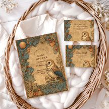 Vintage Woodland Owl Baby Shower