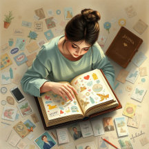 Stickers for journals , scrapbooks and more