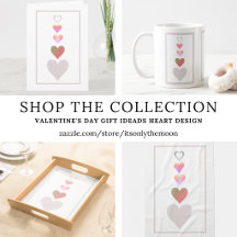Valentine's Day Hearts Cute Simple Pretty Modern