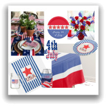 Red White and Blue USA 4th of July Collection
