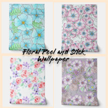 Floral Peel and Stick Wallpaper