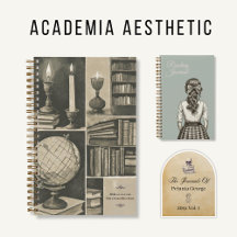 Academia Aesthetic Journals & Journaling Supplies