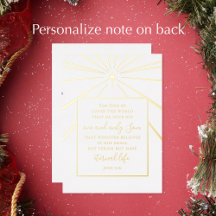 John 3:16 Scripture Christian Christmas Card