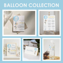 Watercolor Floral Balloon