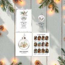 Neutral Watercolor Christmas Collection