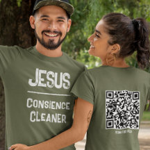 Jesus - Conscience Cleaner - Grunge QR Code