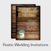 Rustic Wedding Invitations