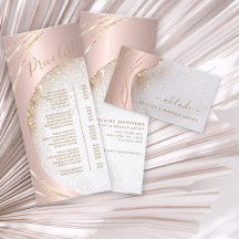 Chic Rose Gold Glitter Personalized Monogram Name