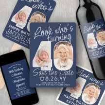 40th Birthday Party Invites & Decor • DIY Colors