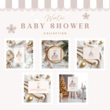 Pink Christmas Gifts Baby Shower