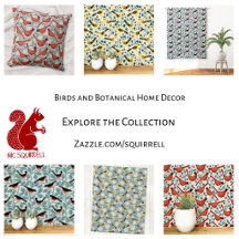 Birds and Botanical Home Decor
