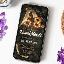 Mobile Birthday Invitation