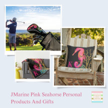 Marine Pink Seahorse Personal Products And Gifts