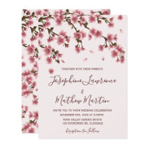 Pink Cherry Blossom Wedding Collection