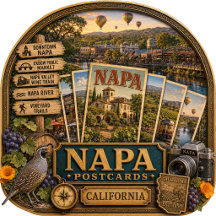 Napa California Postcards/Gifts