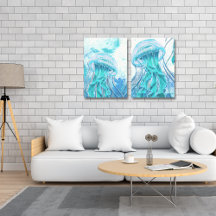 Abstract Ocean Blues