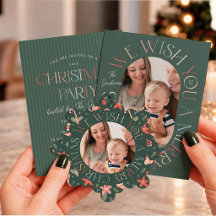 Colorful Green Retro Christmas
