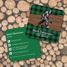 Funny Unique Sasquatch Bigfoot Business Cards