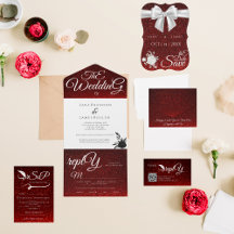 For a RED Elegant wedding 