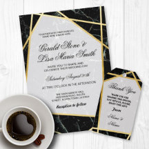 Black Marble & Gold collection