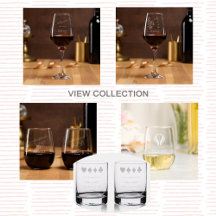 Wedding Gifts Etched Glasswares Collection