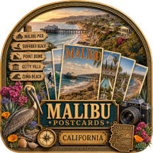 Malibu California Postcards/Gifts