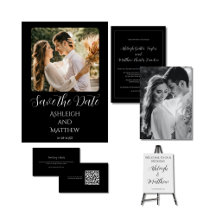Timeless Elegance Black & White Wedding Collection