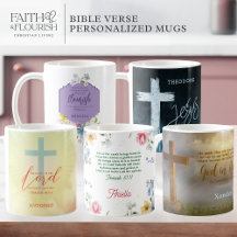 Bible Scripture Verse Personalized Mugs