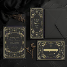 Vintage Tarot Card Gothic Wedding Collection