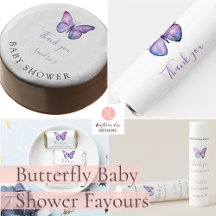 Butterfly Baby Shower Custom Party Favors