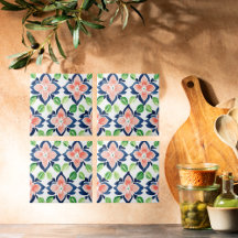 VIBRANT WATERCOLOR DECORATIVE TILE COLLECTION
