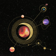 Solar System Digital Artwork