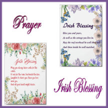 Irish Blessing, Prayer Posters, Plaque