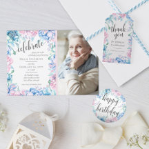 Elegant Farmhouse Floral Birthday Collection