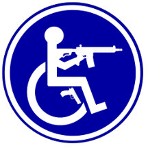 Wheeled and Armed Blue