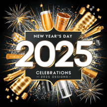 New Year's Day Celebrations – 2025 Designs