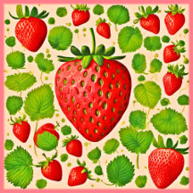 Vivid Neon Fruits Pattern 