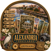 Alexandria Louisiana Postcards/Gifts
