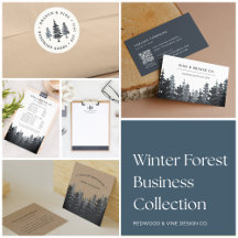 Winter Forest Business Collection