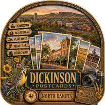 Dickinson North Dakota Postcards/Gifts