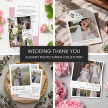 Elegant Wedding Thank You Cards