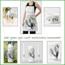 Gum leaf Watercolour Homewares